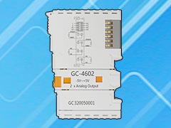 GC-4602型2路-5V～+5V電壓模擬量輸出IO(16位）